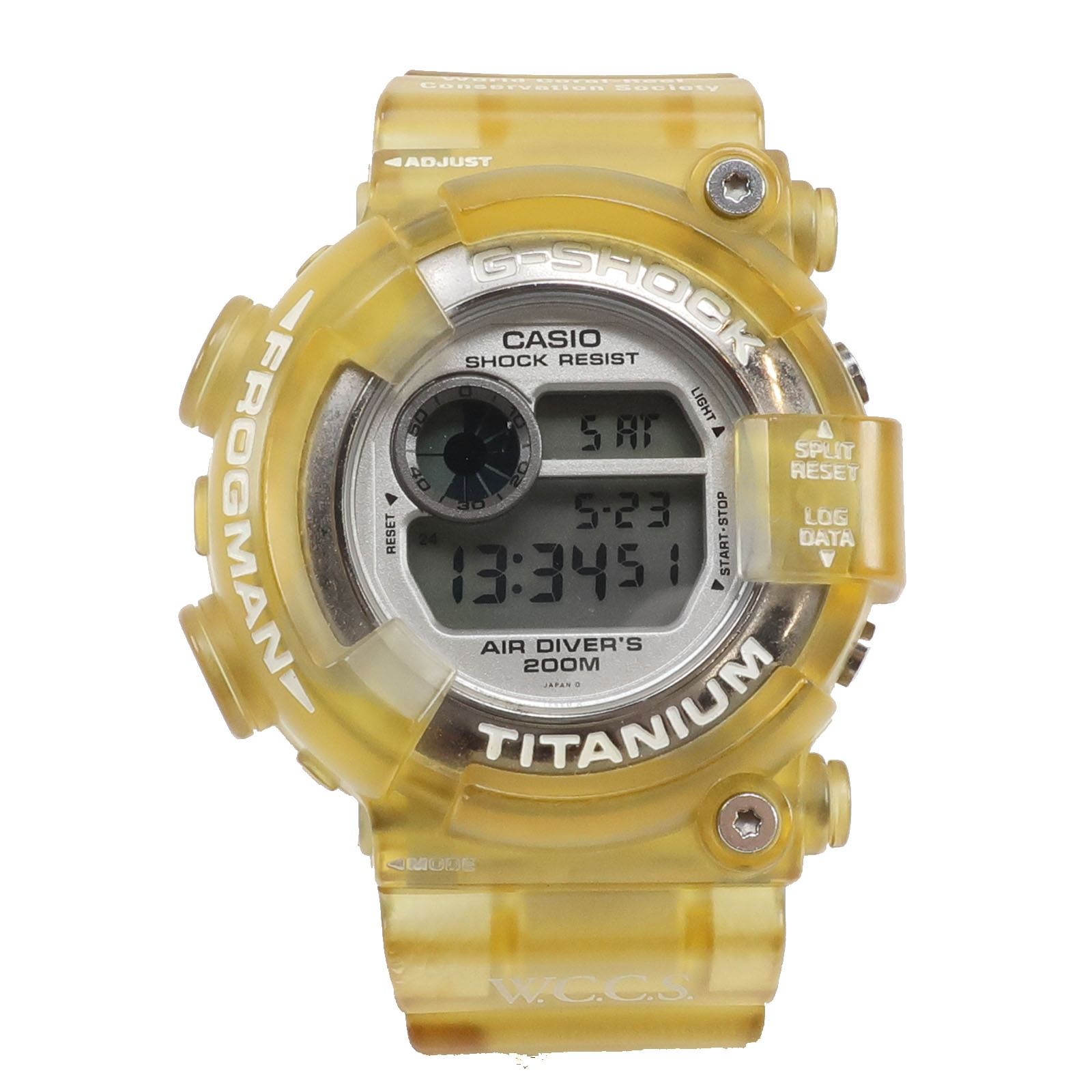 CASIO】カシオ フロッグマン W.C.C.S.オフィシャルモデル チタンケース