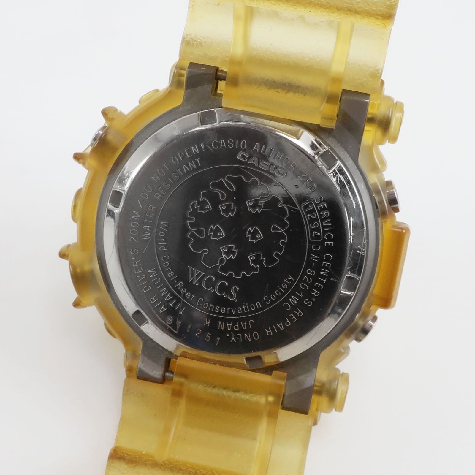 CASIO】カシオ フロッグマン W.C.C.S.オフィシャルモデル チタンケース