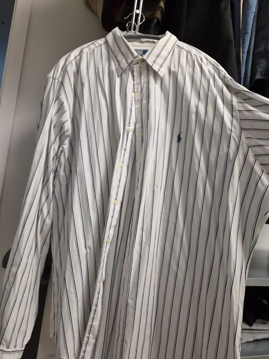 ポロ ストライプ 長袖 シャツ 2xl 以上サイズ感