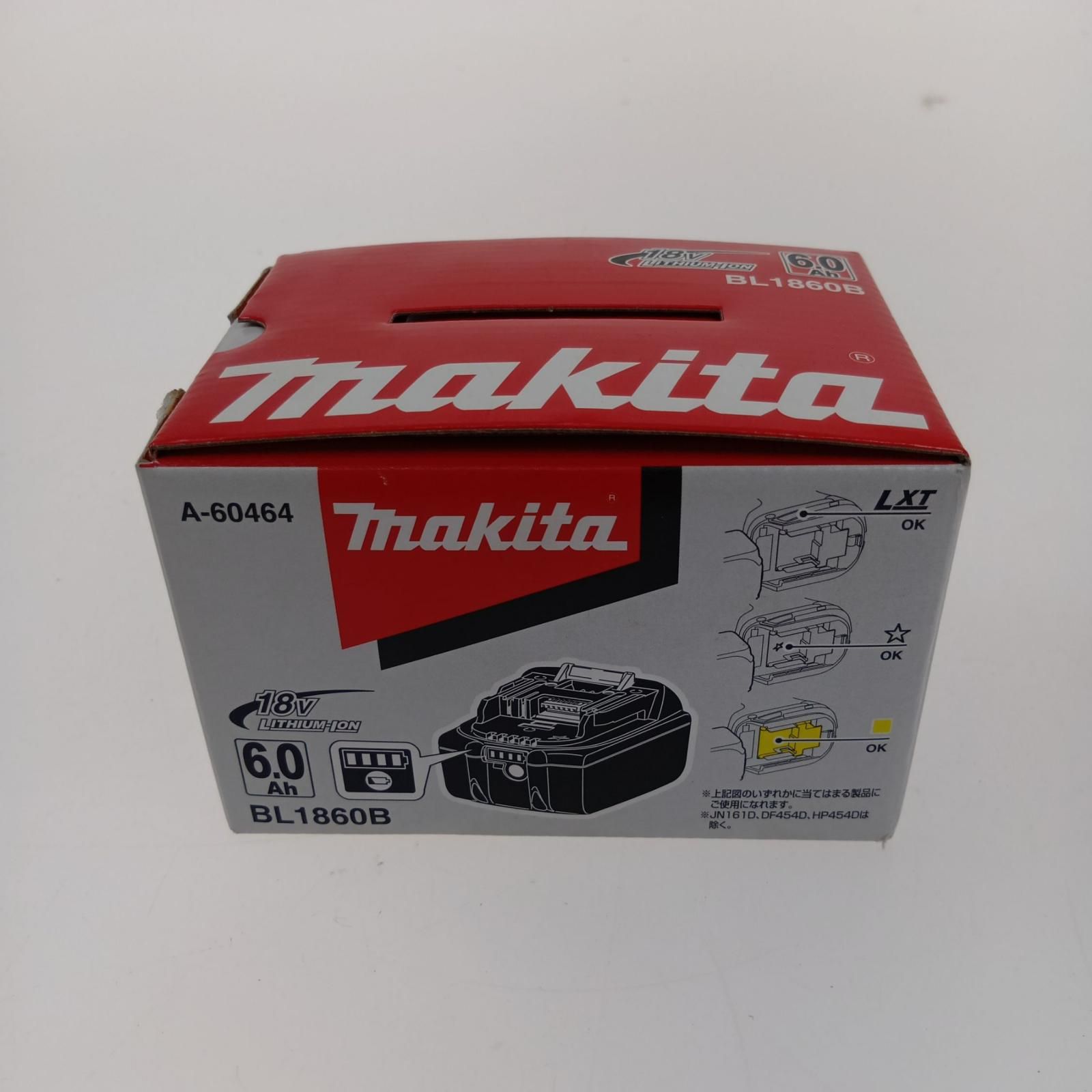 MAKITA マキタ バッテリー　18V　6.0Ah　 ＢＬ1860Ｂ