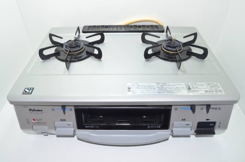 送料無料】パロマ Paloma IC-800F-1L 都市ガス用 ガステーブル コンロ