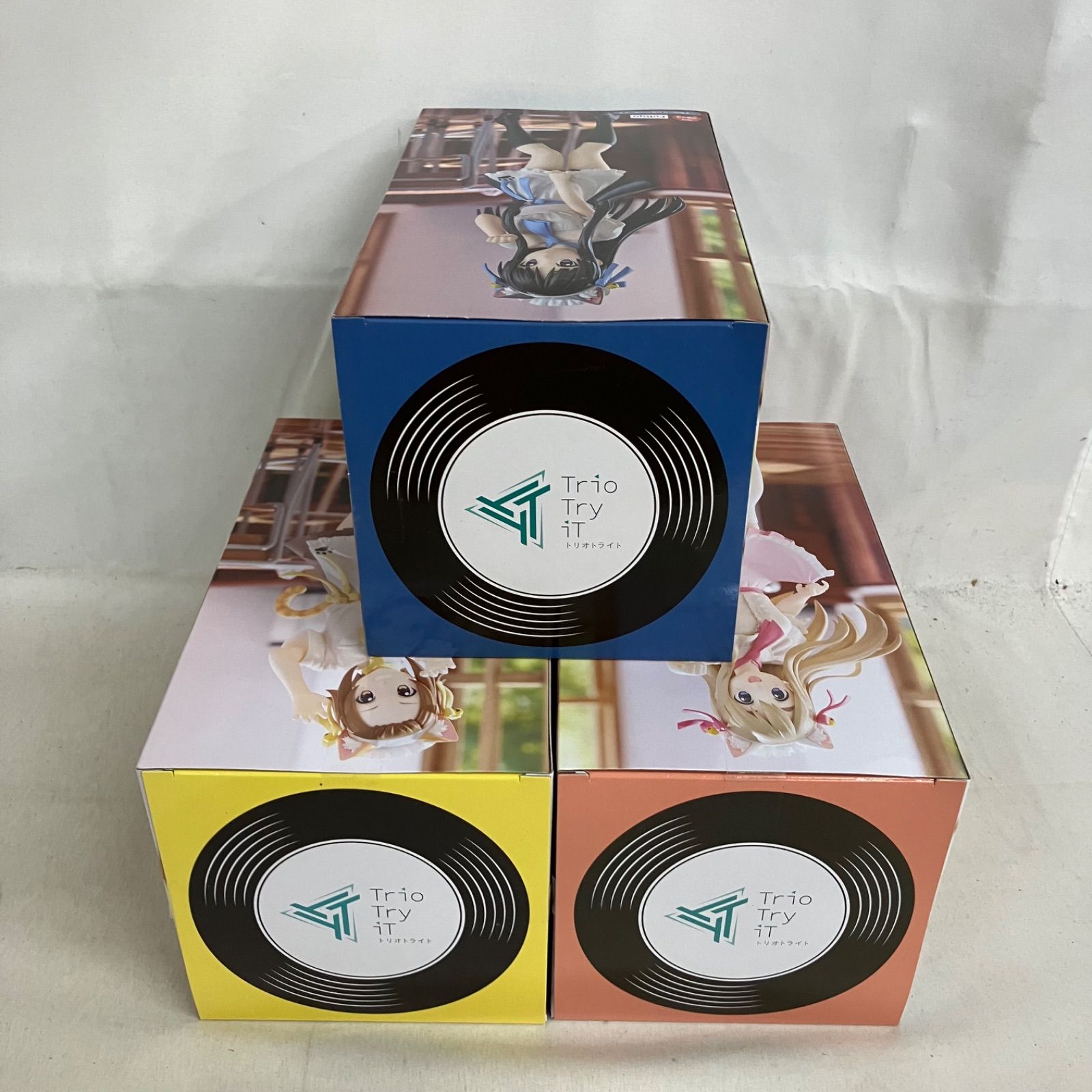 未開封 けいおん Trio-Try-iT Figure 田井中律 秋山澪 琴吹紬