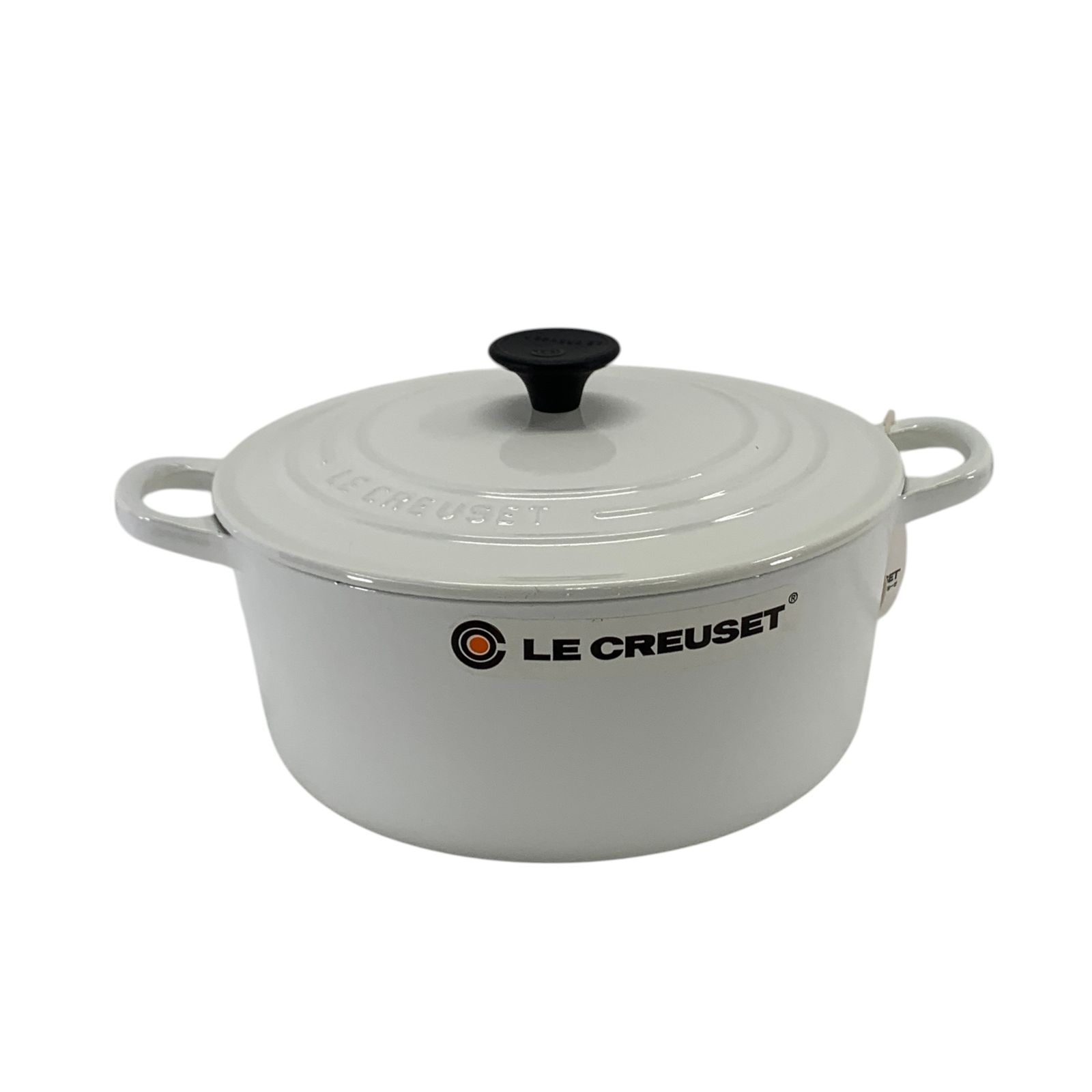 【未使用品】LE CREUSET ココット・ロンド 22cm ホワイト LE CREUSET ルクルーゼ ココットロンド ホワイト 22cm - メルカリ