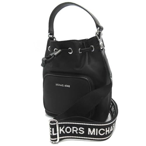 [マイケルコース] ショルダーバッグ MICHAEL KORS KHAI ナイロン スモール バケット 2WAY 斜め掛け 35T5S5FM1C BLACK アウトレット レディース [並行輸入品]pms 7111c585