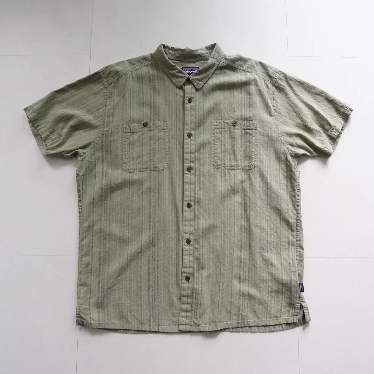 パタゴニア ヘンプ オーガニックコットン シャツ XXL