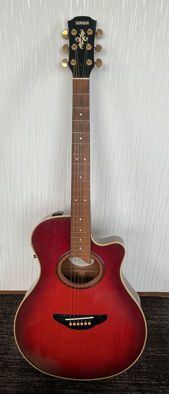 YAMAHA エレアコ APX-6A アコギ レッド 廃盤 希少 ケース付 - メルカリ