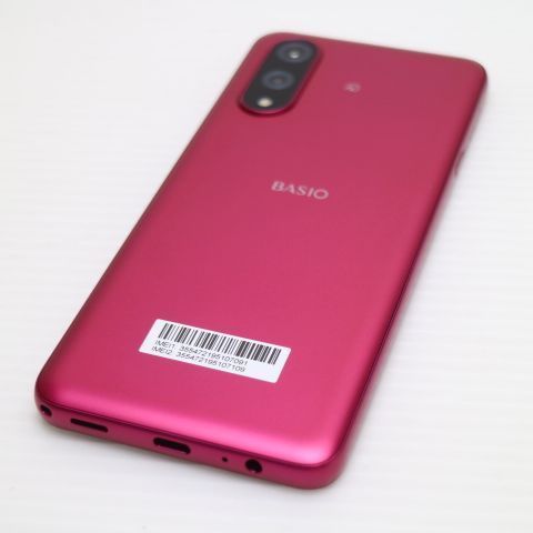 新品同様 SIMフリー BASIO active3 レッド スマホ 京セラ 即日発送