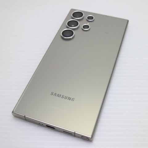 美品 SIMフリー Galaxy S24 Ultra 256GB チタニウムグレー スマホ