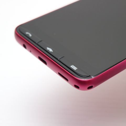 新品同様 SIMフリー BASIO active3 レッド スマホ 京セラ 即日発送
