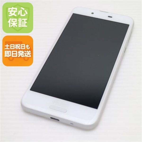 超美品 SH-01K AQUOS sense ホワイト スマホ 即日発送 スマホ 白ロム DoCoMo SHARP 土日祝発送OK 06000