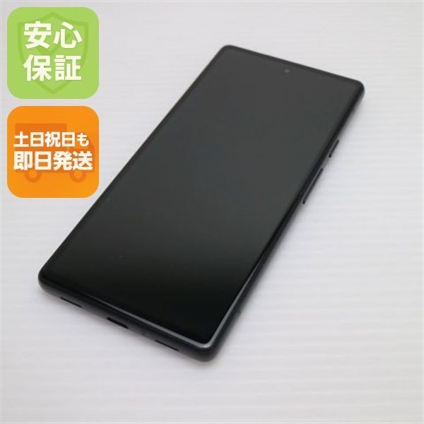 美品 SIMフリー Google Pixel 6a チャコール スマホ 白ロム 土日祝発送OK 06000
