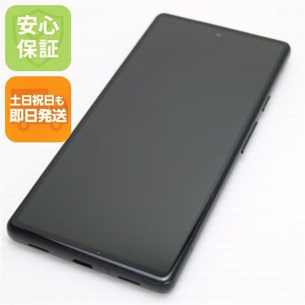 美品 SIMフリー Google Pixel 6a チャコール スマホ 白ロム 土日祝発送