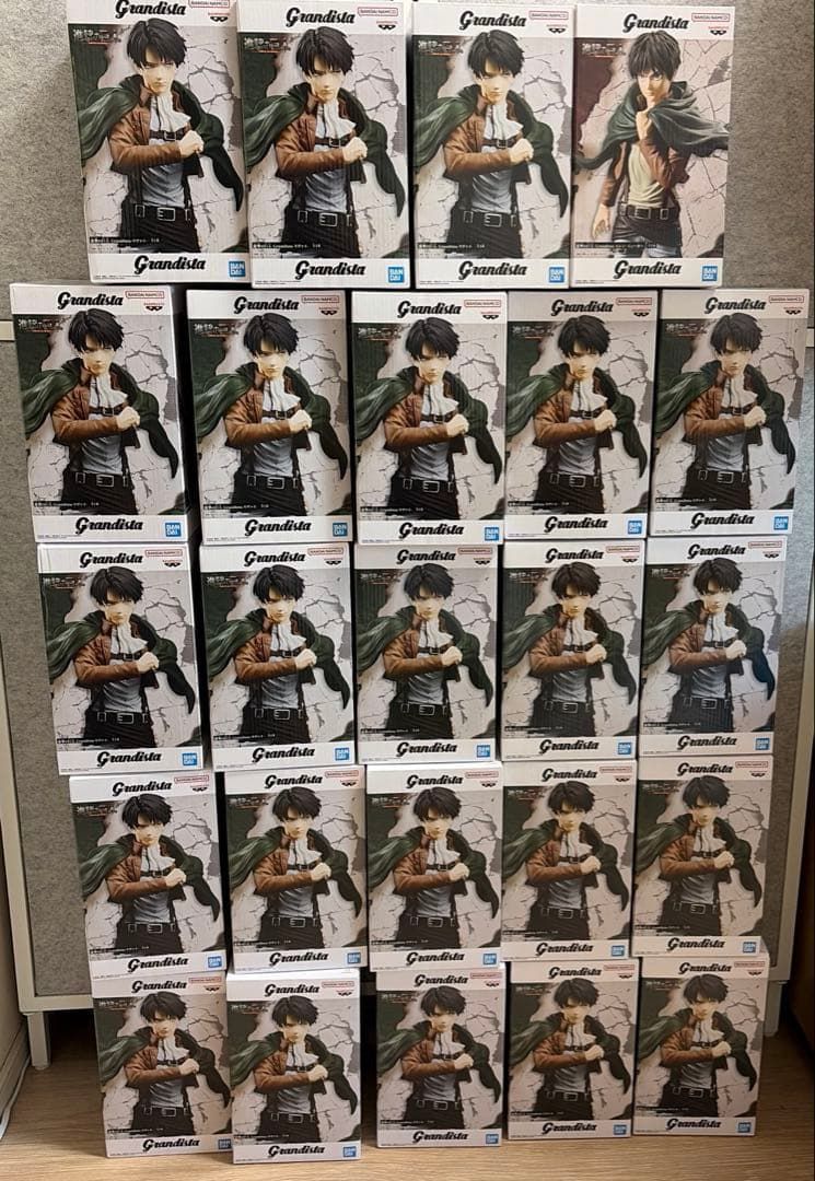 進撃の巨人Grandista（グランディスタ）-エレン-リヴァイ-24体セット 進撃の巨人Grandista（グランディスタ）-エレン-リヴァイ-20体セット コミック・アニメ