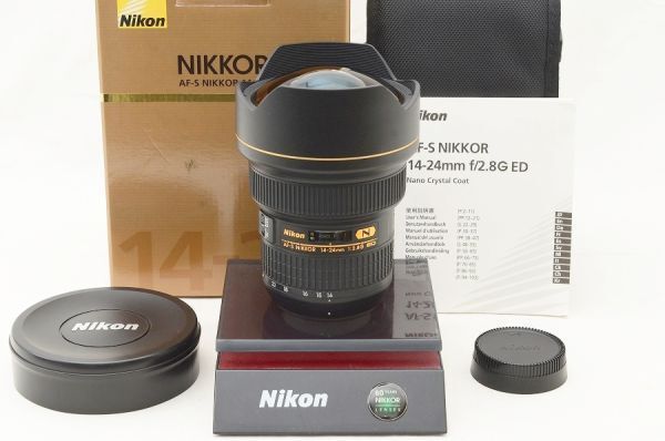 ☆美品☆ Nikon ニコン AF-S NIKKOR 14-24mm F2.8 G ED 元箱 付属品 ♯26031102