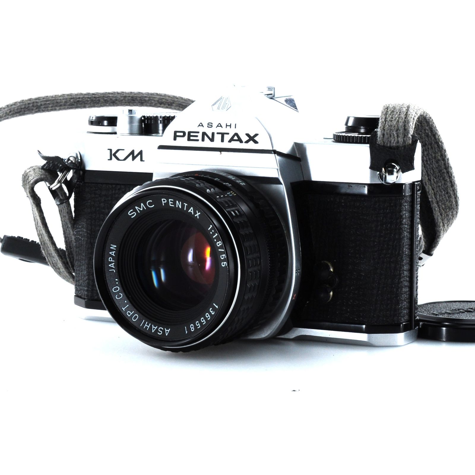 タイマー以外ほぼOK【ペンタックス】PENTAX KM + SMC PENTAX 55mm F1.8