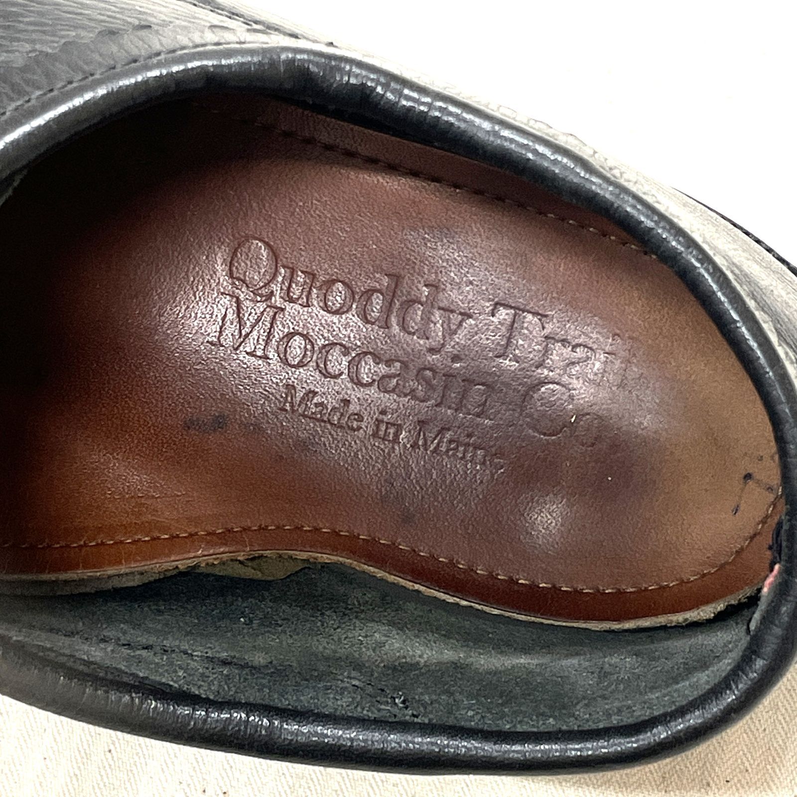 QUODDY TRAIL MOCCASIN クオッディトレイル モカシン 26㎝ BLK