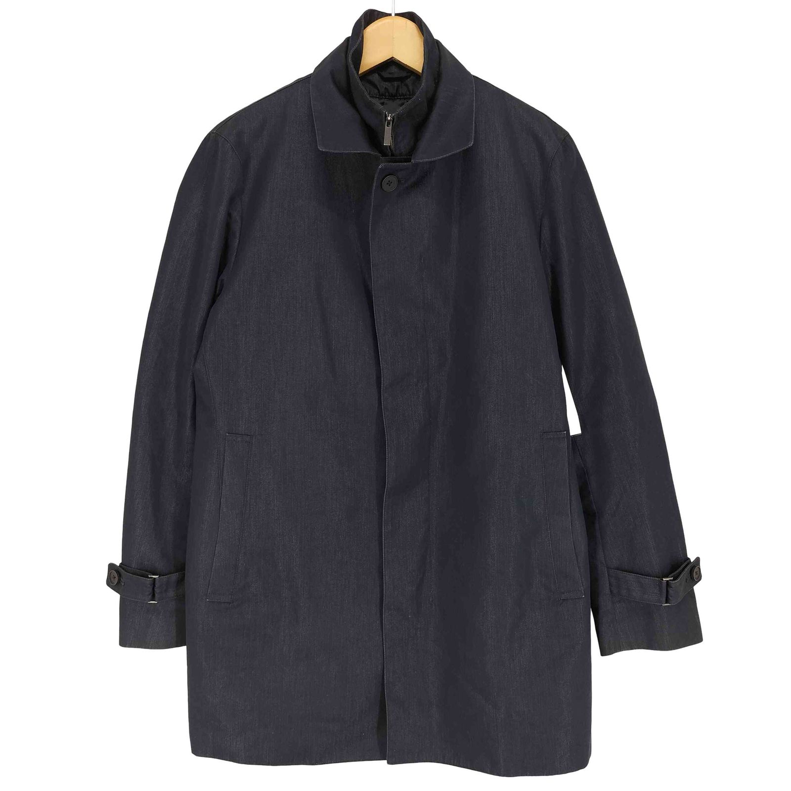 カルバンクライン CALVIN KLEIN レイヤードジップ比翼コート メンズ 36