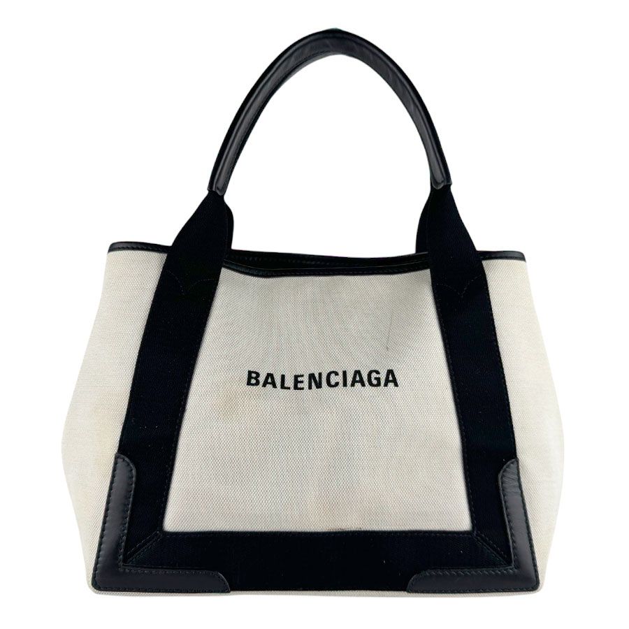 バレンシアガ BALENCIAGA トートバッグ ハンドバッグ ネイビーカバスS 339933