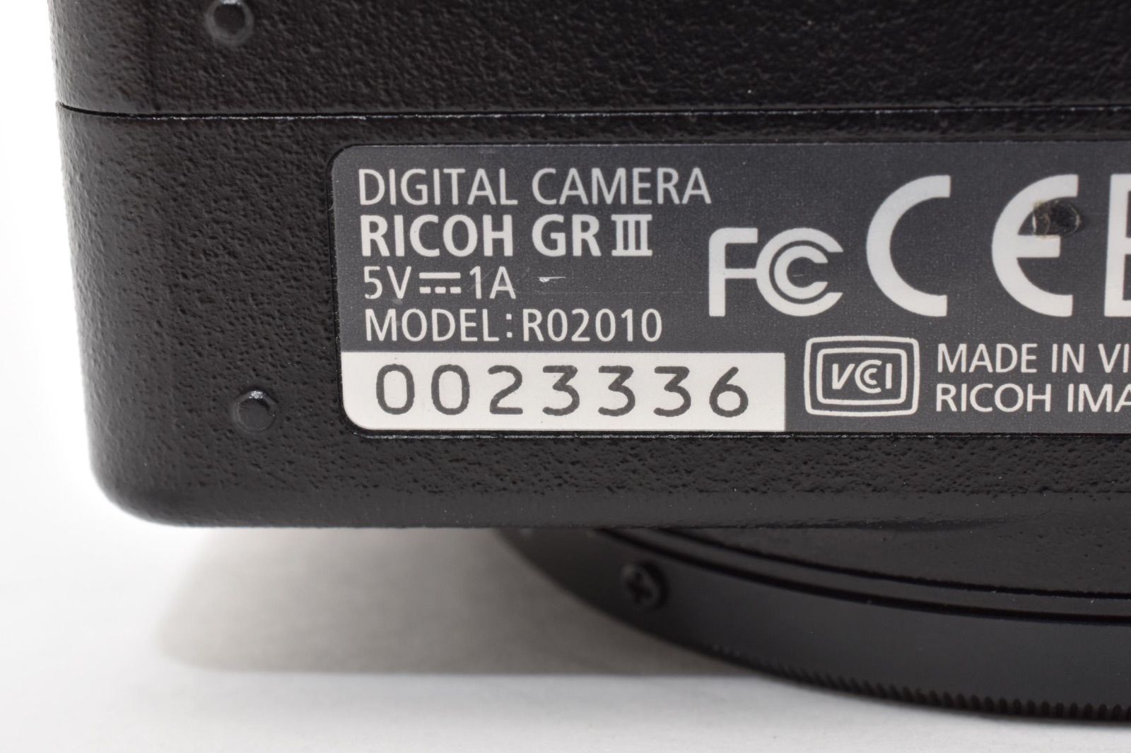 美品】 リコー RICOH GR III ショット数2816回 コンパクトデジタル