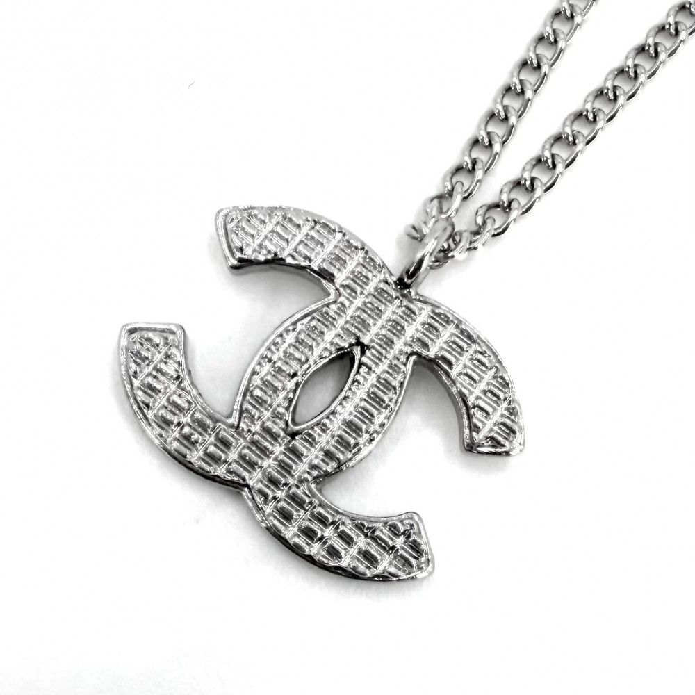 シャネル ネックレス レディース ココマーク アクセサリー CHANEL 03A シルバー 約7.3g 美品 2003年【中古品】