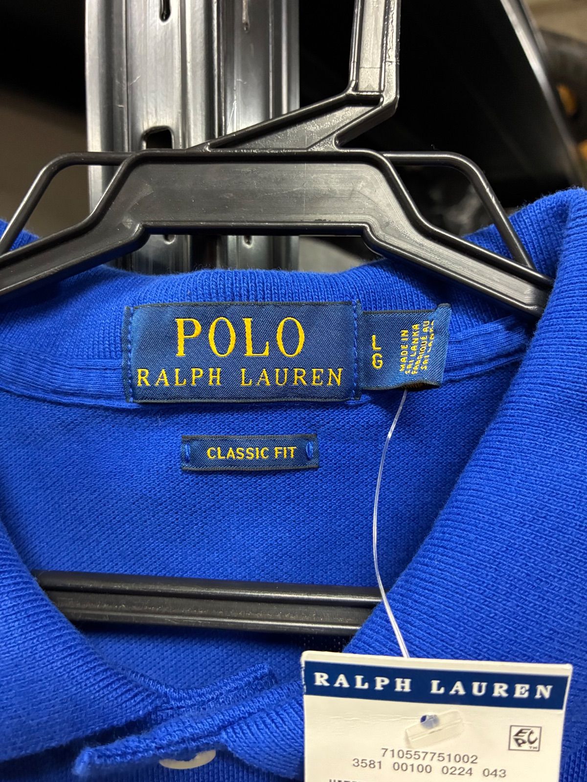 Ralph Lauren新品未使用品のポロシャツロイヤルブルーです‼️