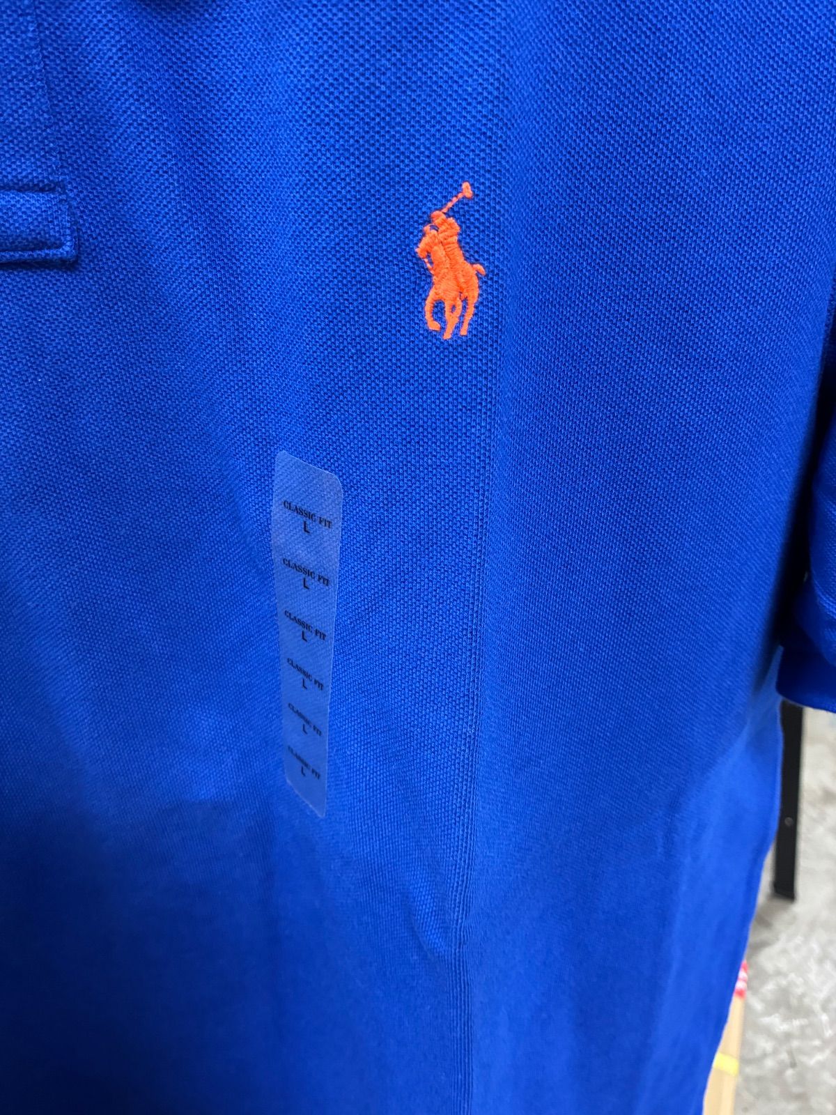 Ralph Lauren新品未使用品のポロシャツロイヤルブルーです‼️