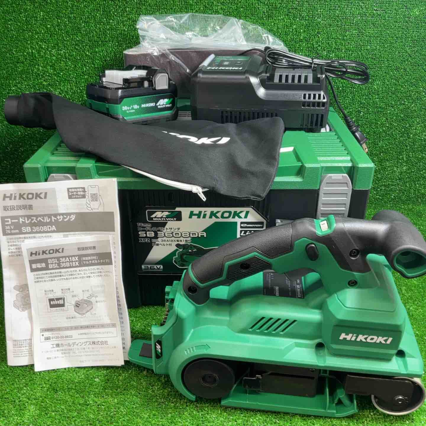 ★ハイコーキ(HIKOKI ※旧:日立工機) コードレスベルトサンダー SB3608DA(XPZ)【川崎店】
