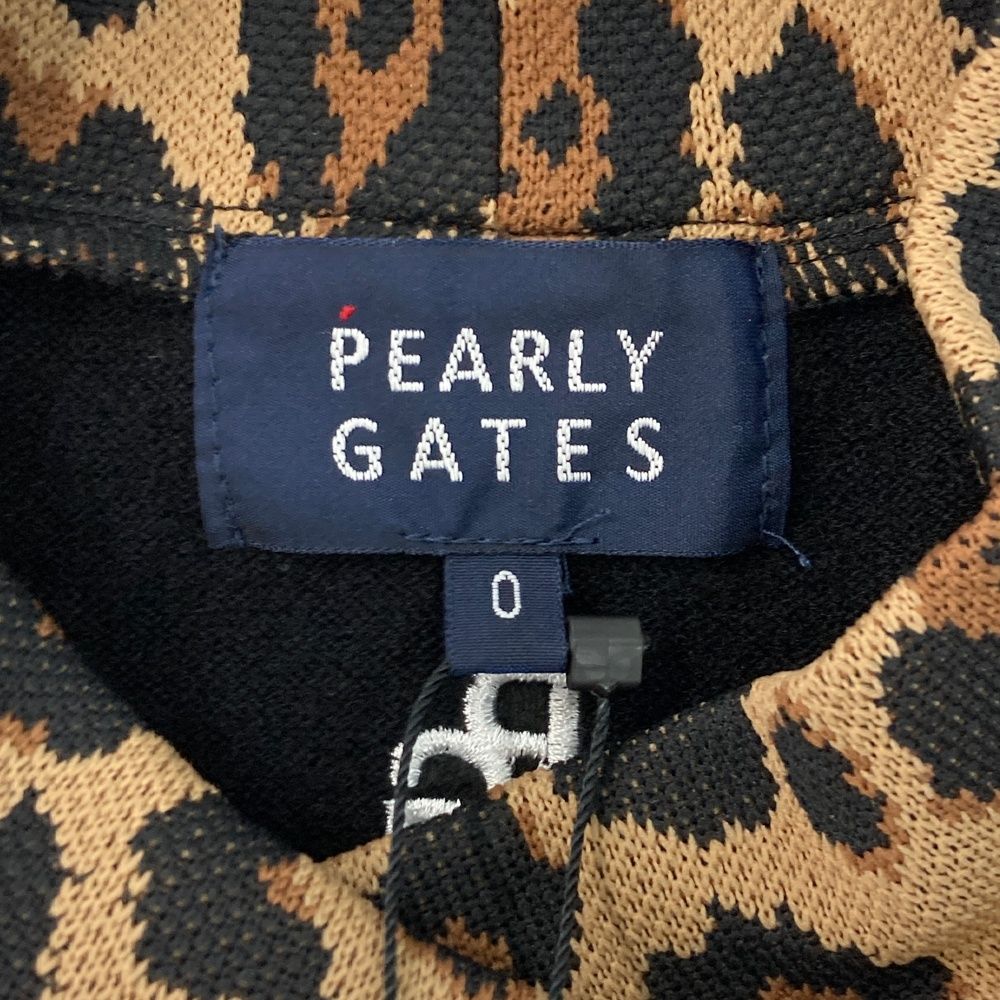 サイズ：0 PEARLY GATES パーリーゲイツ ハイネック 長袖 ニット
