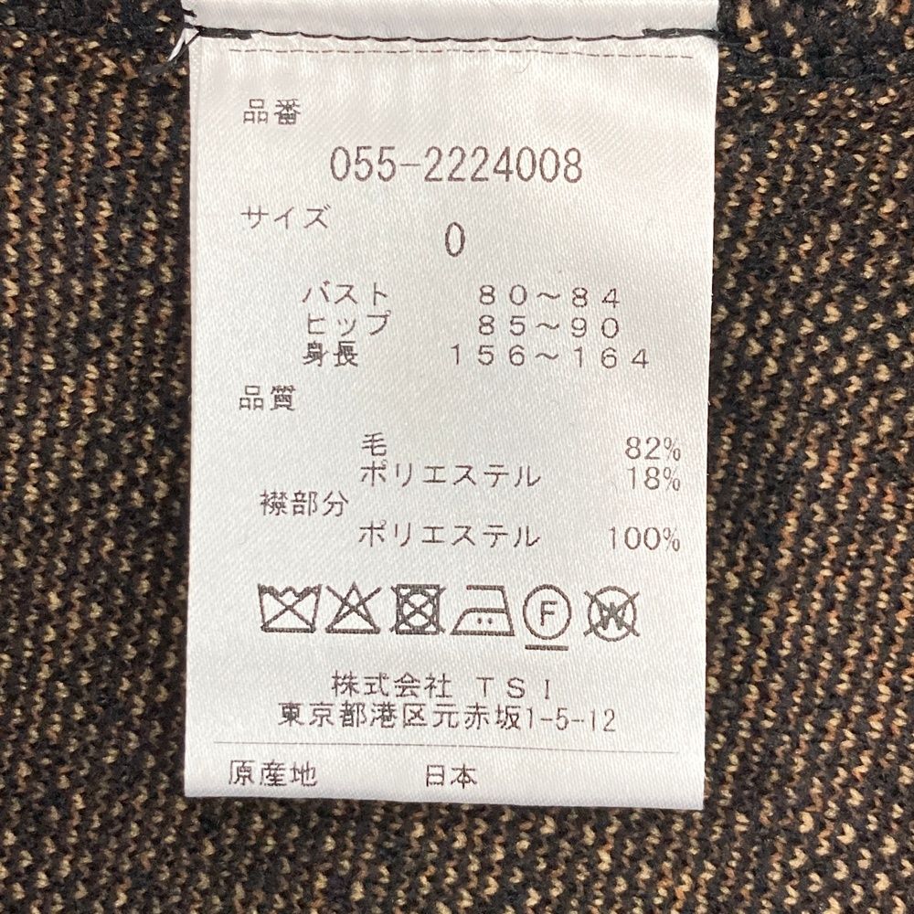 サイズ：0 PEARLY GATES パーリーゲイツ ハイネック 長袖 ニット