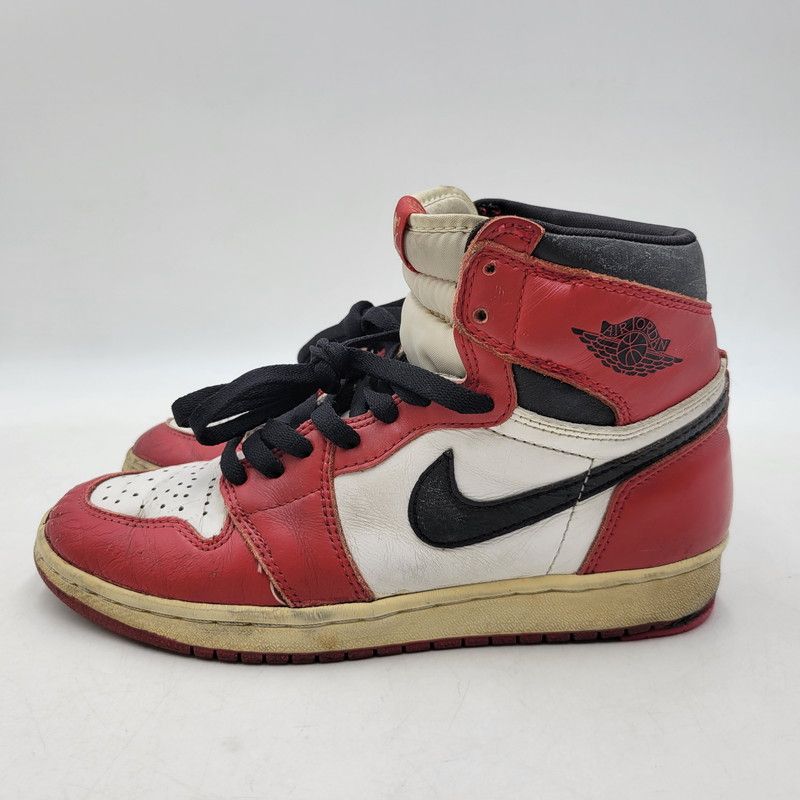 現状渡し品】 NIKE ナイキ 130207 101 観賞用 AIR JORDAN 1 RETRO HIGH