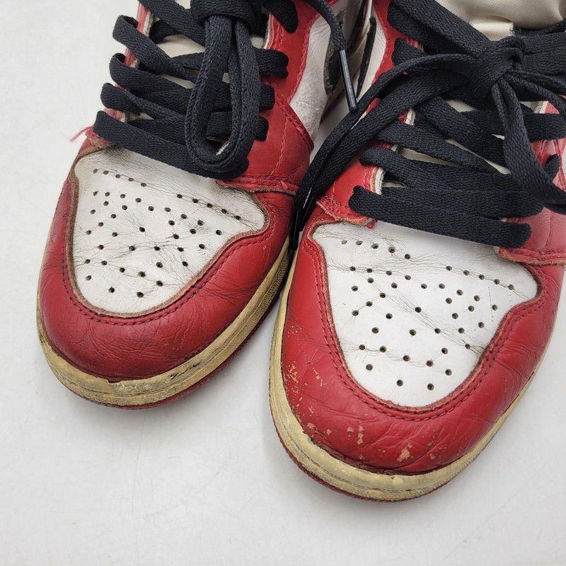 現状渡し品】 NIKE ナイキ 130207 101 観賞用 AIR JORDAN 1 RETRO HIGH