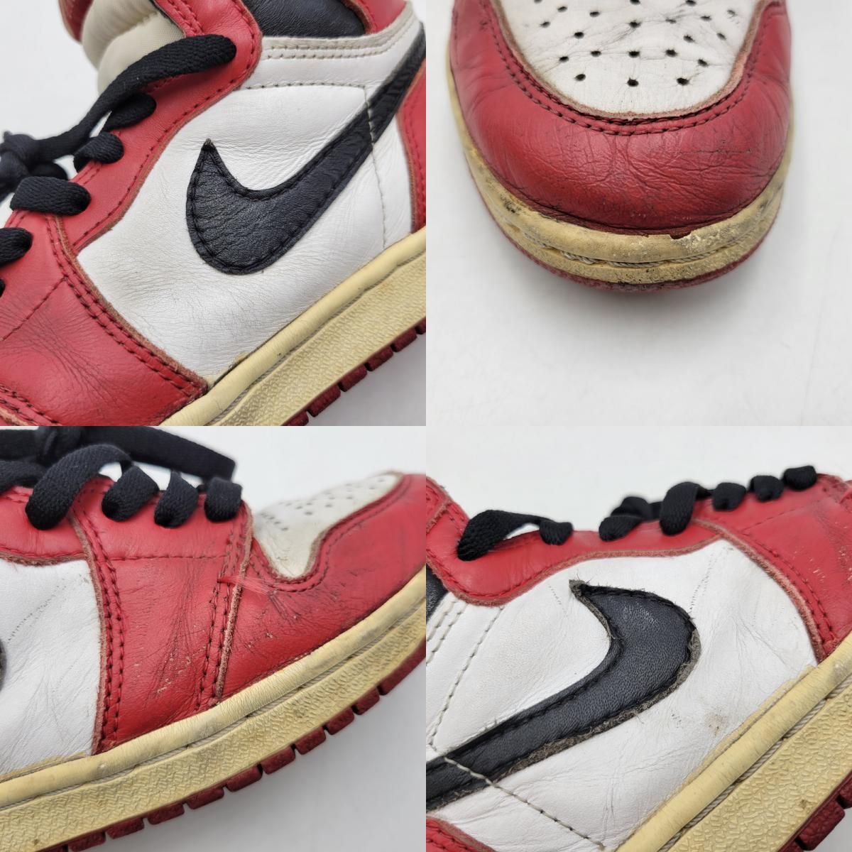 現状渡し品】 NIKE ナイキ 130207 101 観賞用 AIR JORDAN 1 RETRO HIGH
