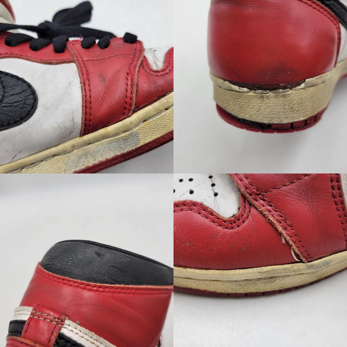 現状渡し品】 NIKE ナイキ 130207 101 観賞用 AIR JORDAN 1 RETRO HIGH