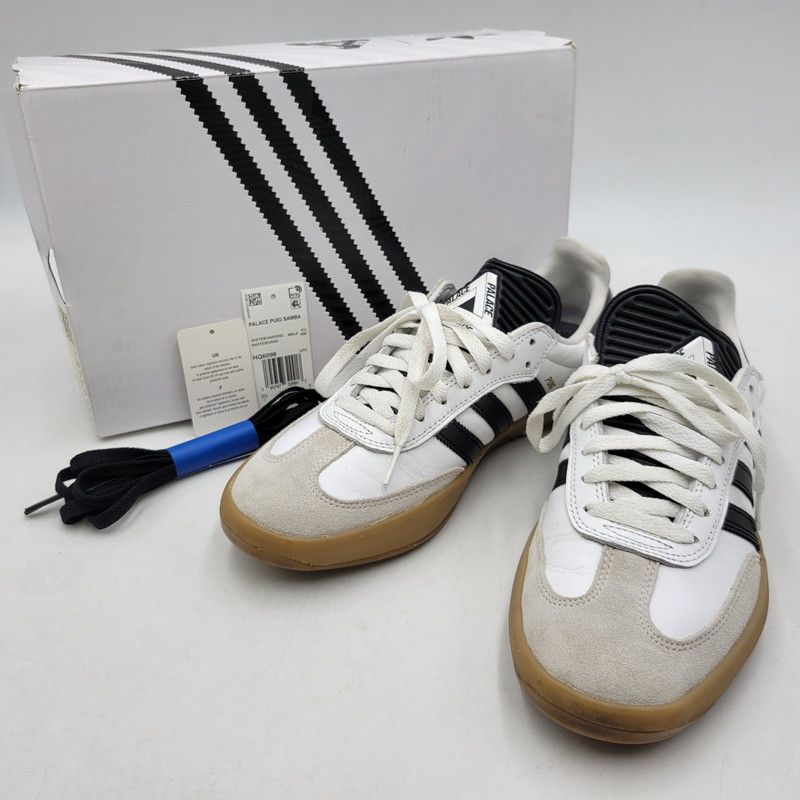 中古品】 ADIDAS アディダス × PALACE パレス HQ6098 PUIG SAMBA