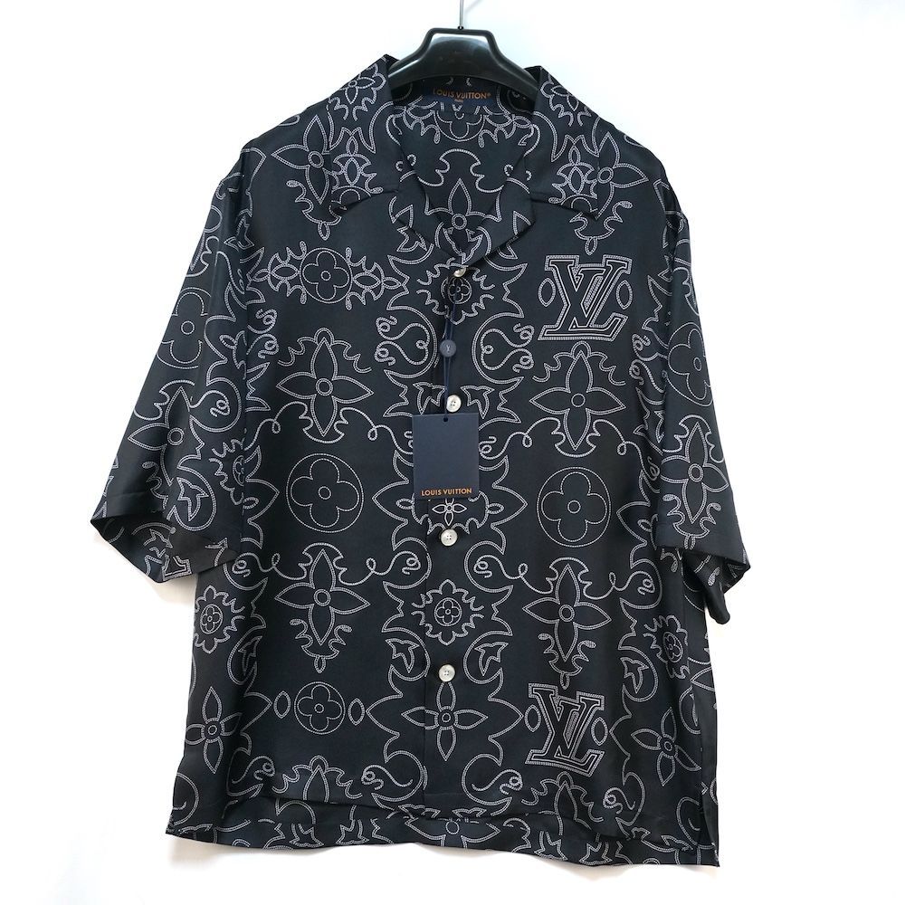 24AW LOUIS VUITTON ルイヴィトン プリント ショートスリーブ シルク