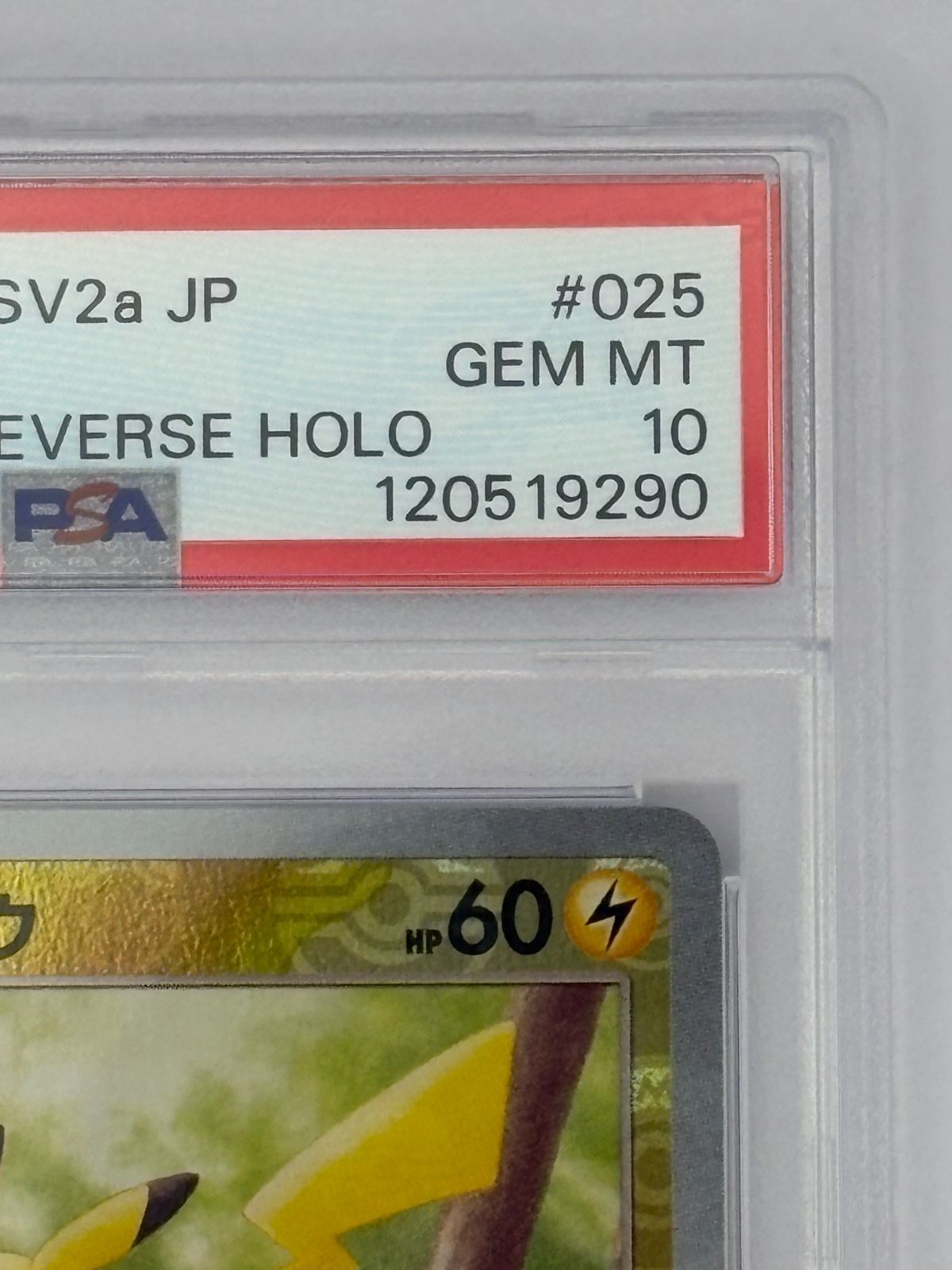 PSA10】ピカチュウ マスターボールミラー SV2a 025/165 ポケモンカード