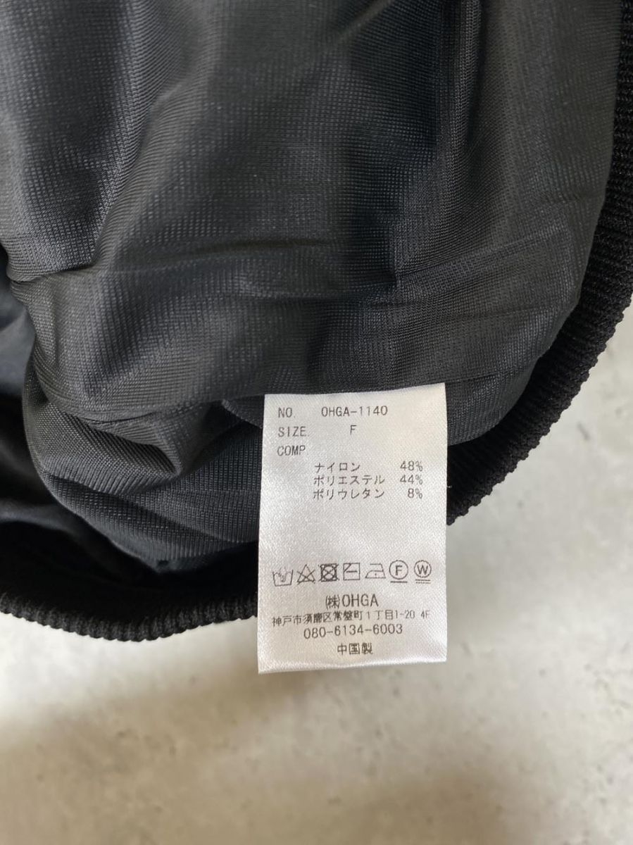 OHGA オーガ バブル ブルゾン ジャケット ジップアップ ぽこぽこ