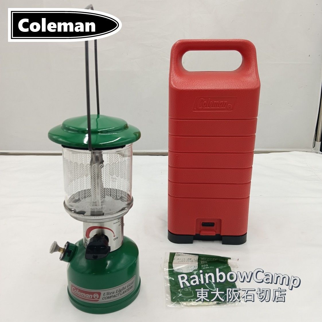 超美品！Coleman Model226A749J コンパクトウルトラライトギヤ ◇Coleman(コールマン) ウルトラライトギア・コンパクトランタン