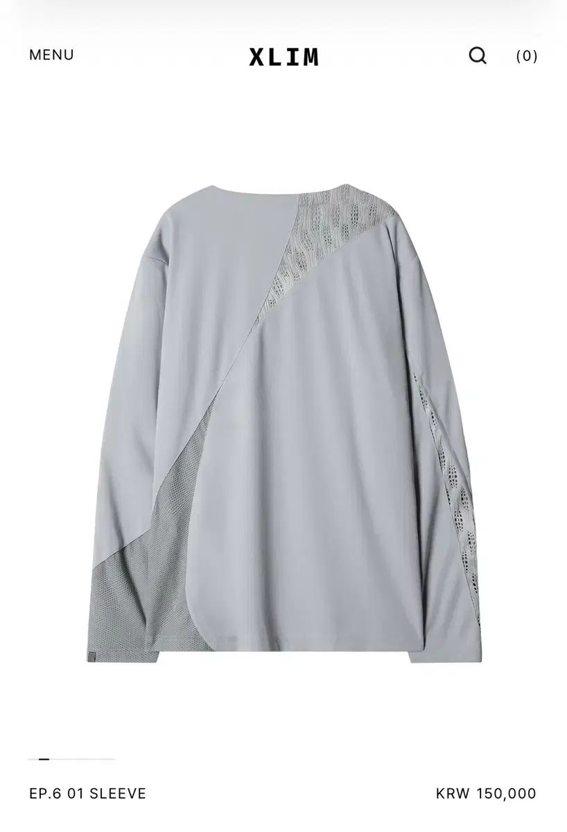 m XLIM EP 6 01 スリーブ グレー sleeve gray