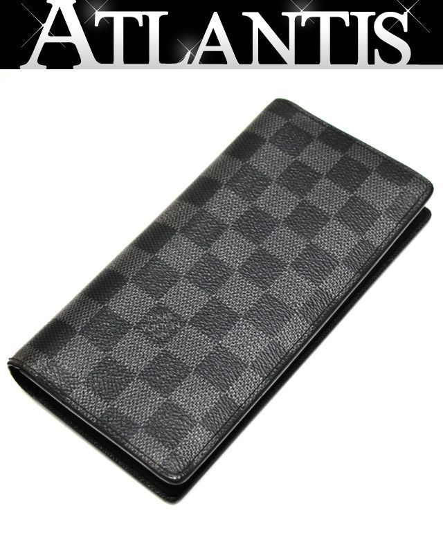 ルイヴィトン ダミエ グラフィット ポルトフォイユ ブラザ N62665 長財布 ルイヴィトン LOUIS VUITTON ポルトフォイユブラザ 二つ折り長財布