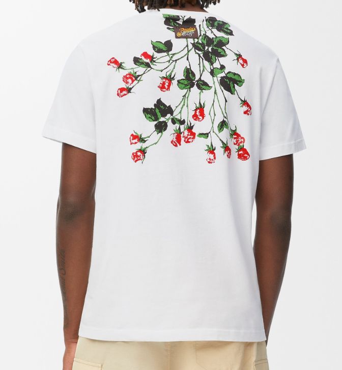 LOEWE ロエベ 22SS Graphic Tシャツ ローズ バックプリント M 美品