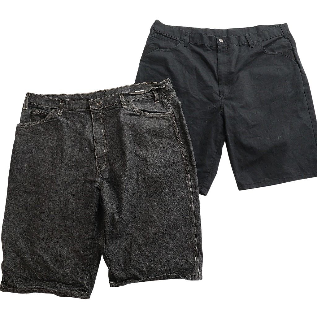 古着卸 まとめ売り ディッキーズ ショートパンツ 8枚セット ( メンズ 42 ) デニム グレー ブラック ネイビー 中古 古着 NE9124