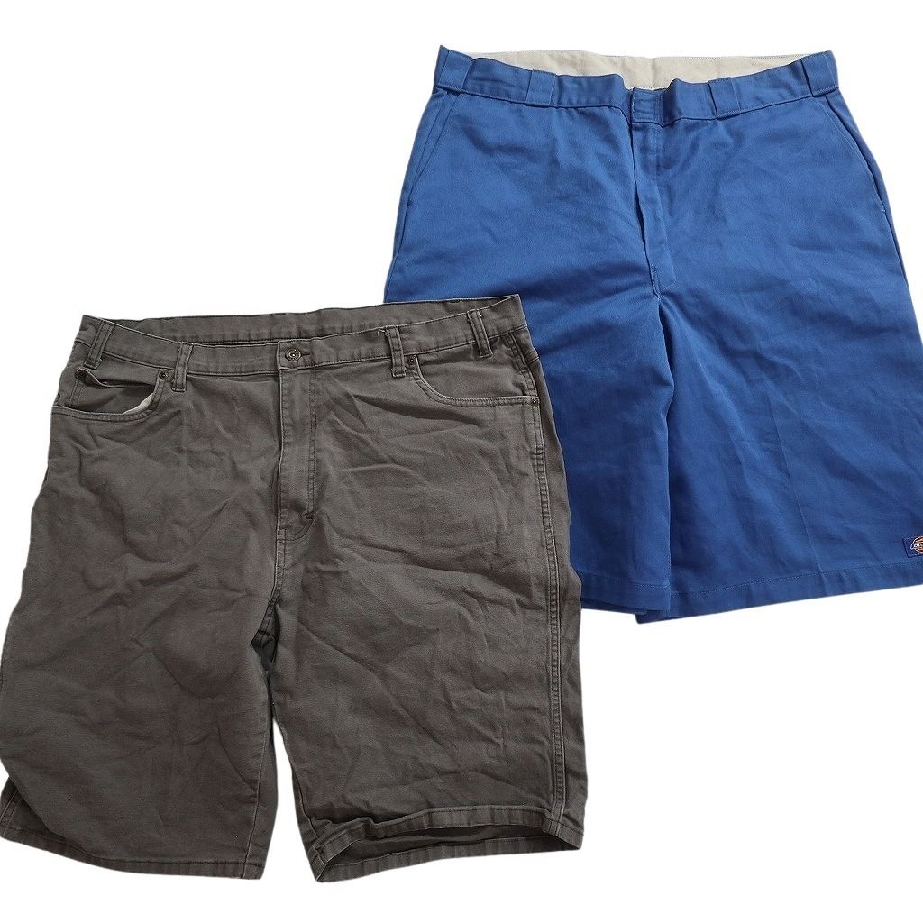 古着卸 まとめ売り ディッキーズ ショートパンツ 8枚セット ( メンズ 42 ) デニム グレー ブラック ネイビー 中古 古着 NE9124