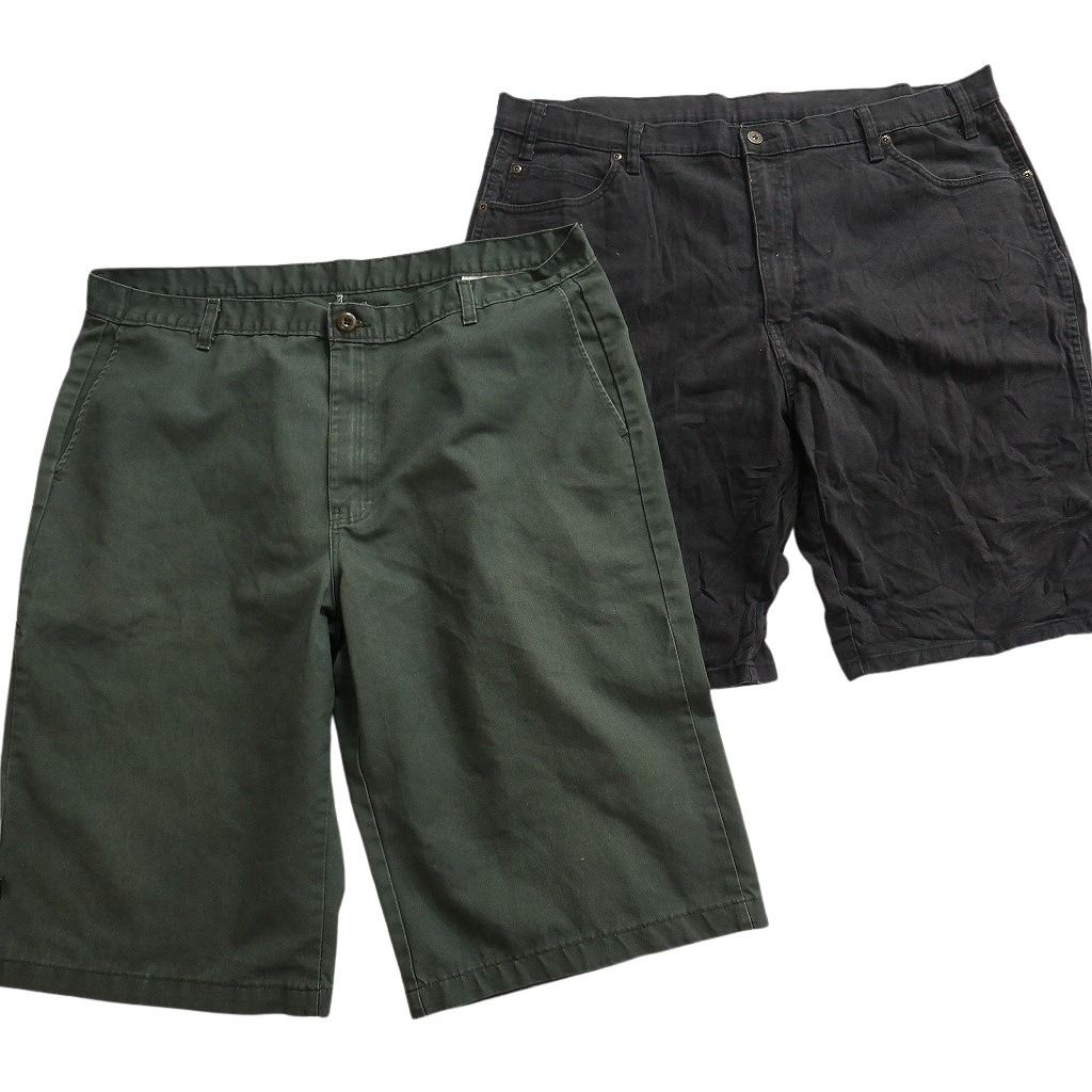 古着卸 まとめ売り ディッキーズ ショートパンツ 8枚セット ( メンズ 42 ) デニム グレー ブラック ネイビー 中古 古着 NE9124