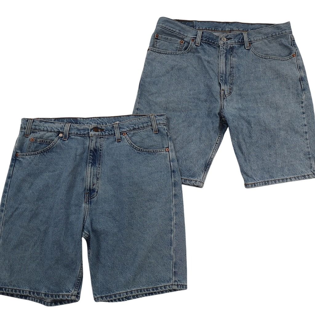 古着卸 まとめ売り リーバイス デニム ショートパンツ 8枚セット ( メンズ 38/36 ) 505 550 501 ブラック ヒゲ 中古 古着 NE9151 古着卸 まとめ売り リーバイス デニム ショートパンツ 8枚セット ( メンズ 38/36 ) 505 550 501 ブラック ヒゲ 中古 古着 NE9151