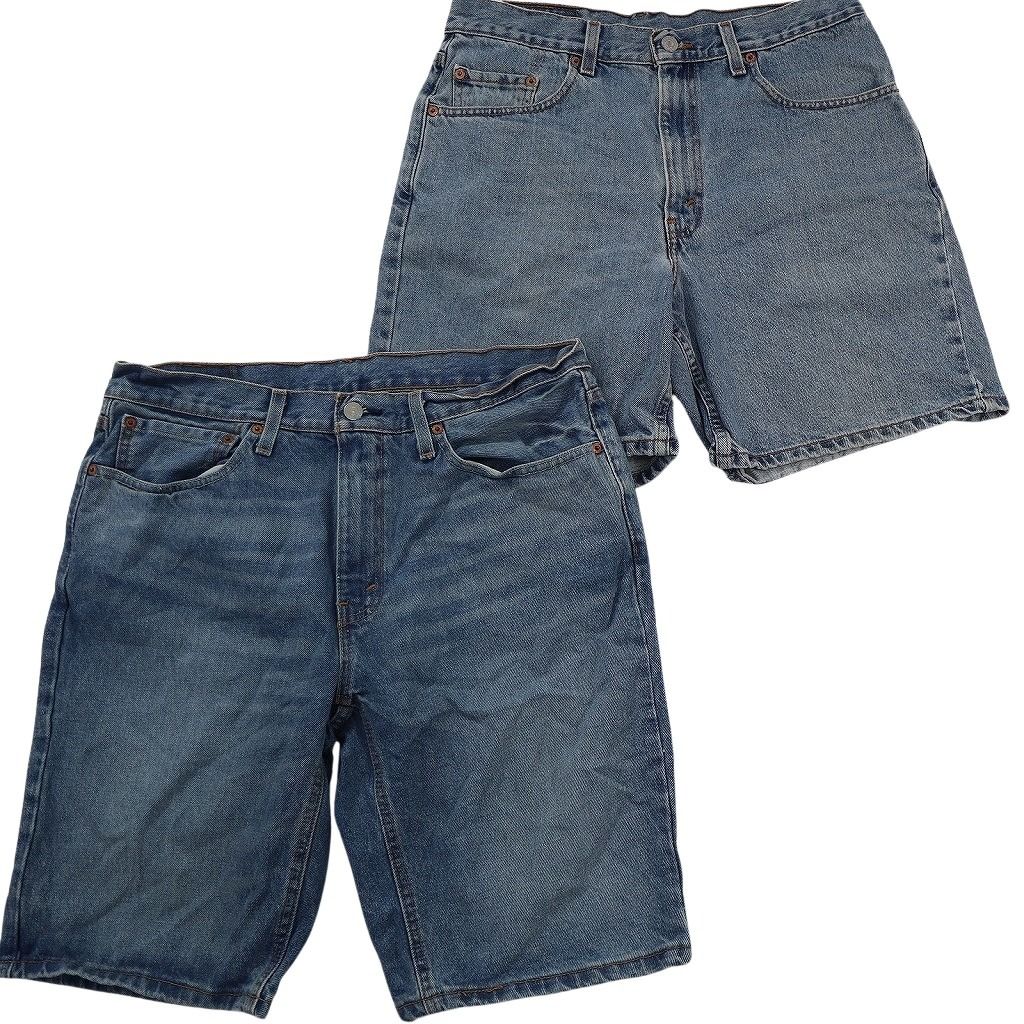 古着卸 リーバイス デニム ショートパンツ 8枚セット ( メンズ 34/33/32 ) 541 525 505 550 ブラック インディゴブルー 中古 古着 NE9154 古着卸 リーバイス デニム ショートパンツ 8枚セット ( メンズ 34/33/32 ) 541 525 505 550 ブラック インディゴブルー 中古 古着 NE9154