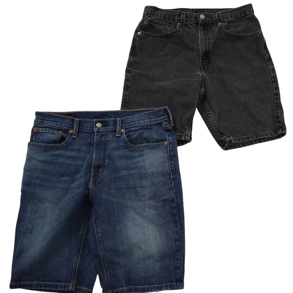 古着卸 リーバイス デニム ショートパンツ 8枚セット ( メンズ 34/33/32 ) 541 525 505 550 ブラック インディゴブルー 中古 古着 NE9154 古着卸 リーバイス デニム ショートパンツ 8枚セット ( メンズ 34/33/32 ) 541 525 505 550 ブラック インディゴブルー 中古 古着 NE9154