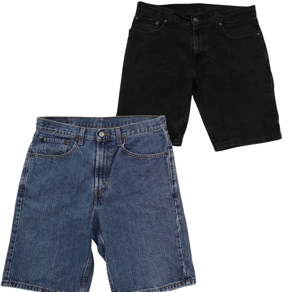 古着卸 リーバイス デニム ショートパンツ 8枚セット ( メンズ 34/33/32 ) 541 525 505 550 ブラック インディゴブルー 中古 古着 NE9154 古着卸 リーバイス デニム ショートパンツ 8枚セット ( メンズ 34/33/32 ) 541 525 505 550 ブラック インディゴブルー 中古 古着 NE9154