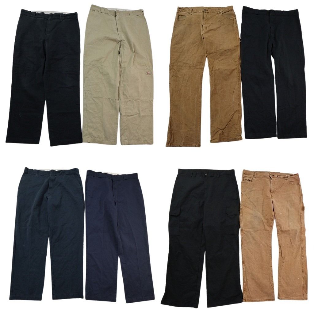 古着卸 まとめ売り ディッキーズ パンツ MIX 8枚セット ( メンズ 38 ) ペインティング ワーク カーゴ 874 中古 古着 NE9178