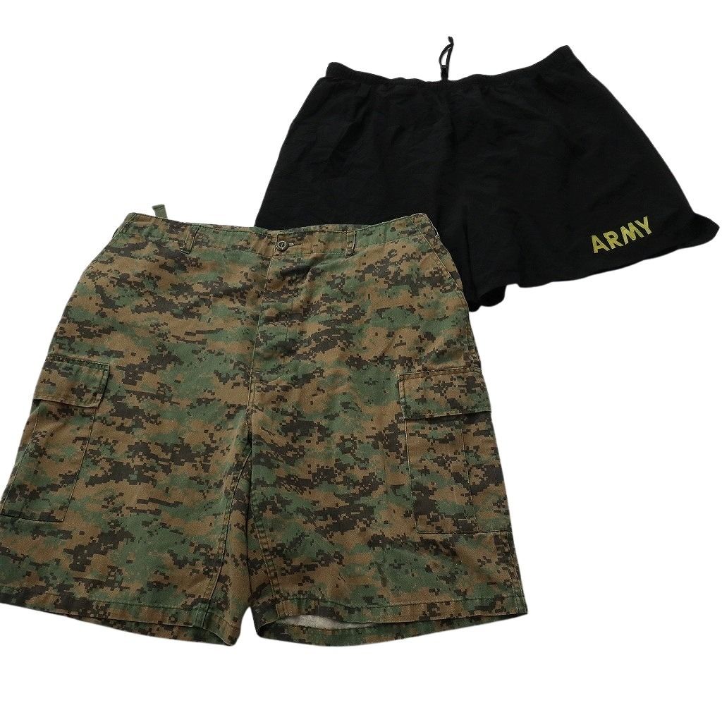 古着卸 まとめ売り ミリタリー ショートパンツ 8枚セット ( メンズ XL ) デジカモ カーゴ トレパン ARMY AIRFORCE NAVY 中古 古着 NE9207 古着卸 まとめ売り ミリタリー ショートパンツ 8枚セット ( メンズ XL ) デジカモ カーゴ トレパン ARMY AIRFORCE NAVY 中古 古着 NE9207
